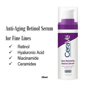 CeraVe Skin Renewing Retinol Serum (30 ml) - ZainaMart