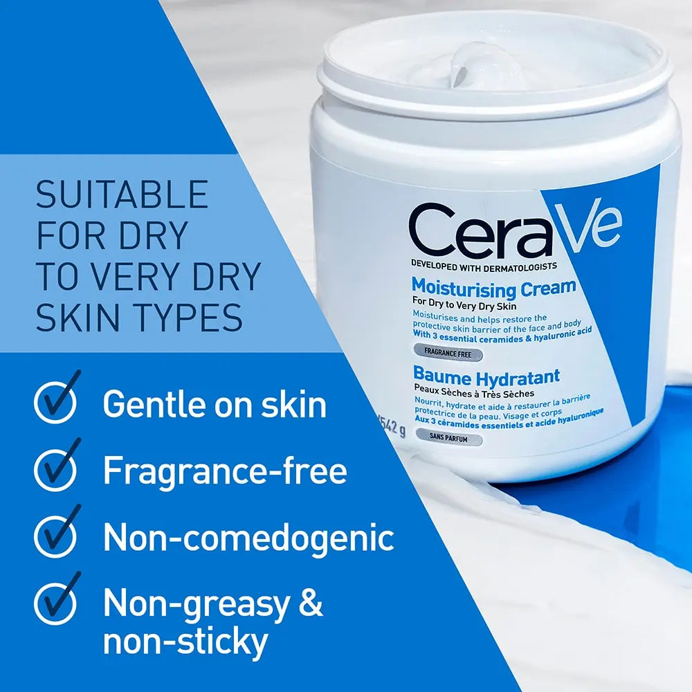 CeraVe Moisturizing Cream (454g) - ZainaMart