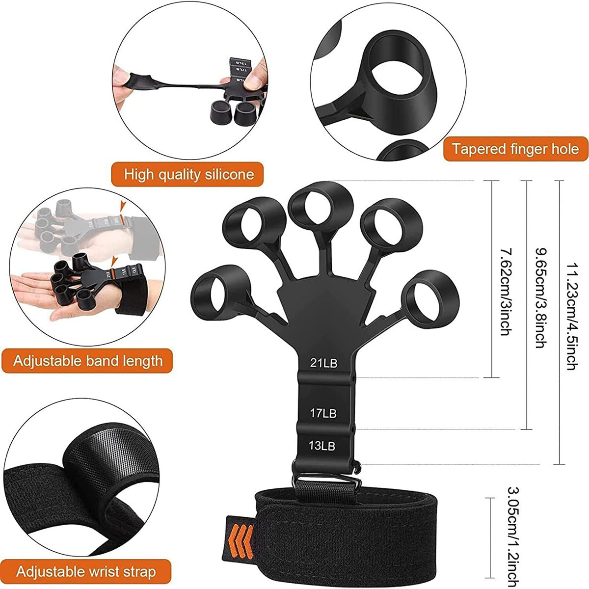 Metal-Hook Grip Strength Trainer - ZainaMart