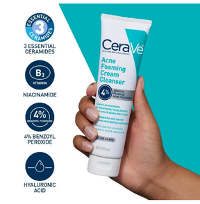 CeraVe Acne Foaming Cream (150ml) - ZainaMart