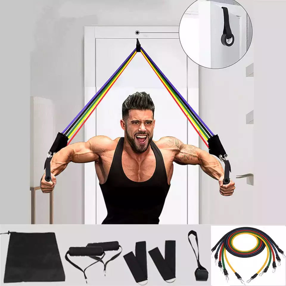 Bodybuilding Resistance Bands Set - ZainaMart